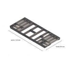 Cubertero ORGA-LINE para cajón de cocina Antaro de Blum